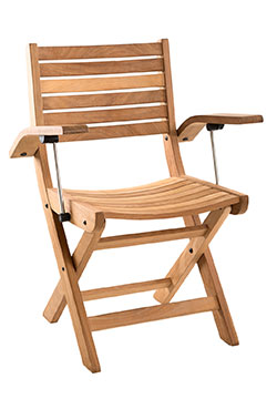 Holz Stuhl mit Armlehnen